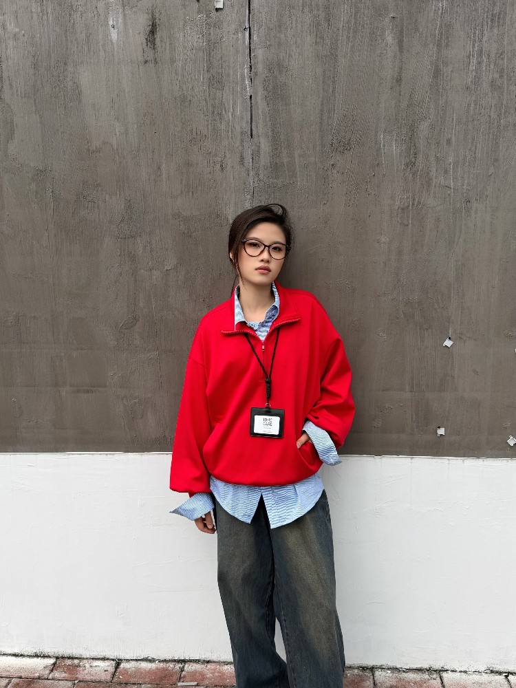 YIMEI韩版新年复古外套